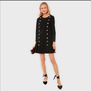 Tuckernuck NWT Whitney Black Gold Button Dress (S)